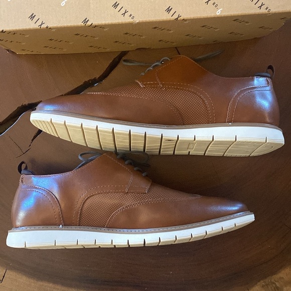 Mix No. 6 Men's Cognac Oxford Shoes/ Size 13M/ NWT - Picture 5 of 7